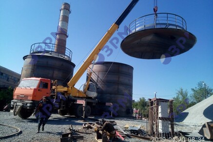 РВС-300 м3 для битума в Уфе - Опытный завод резервуаров и металлоконструкций